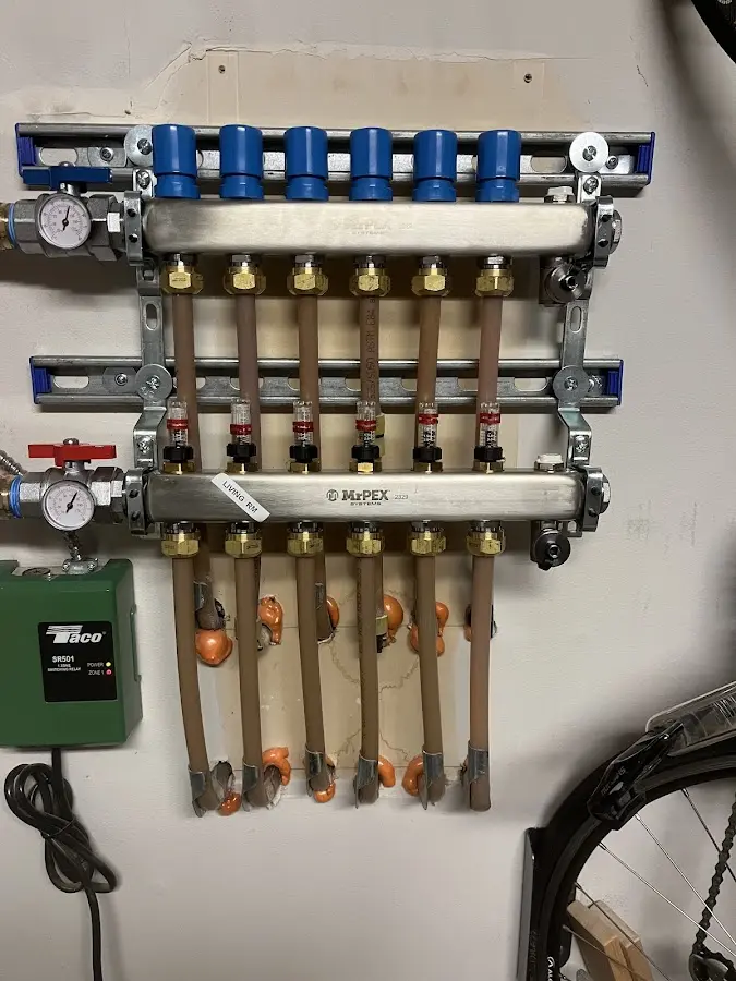 Plumber performing Gas Leak Detection at a residential property in Interlaken